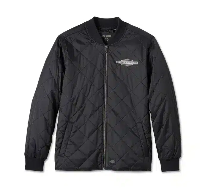 Chaqueta Old English Stacked Bar & Shield