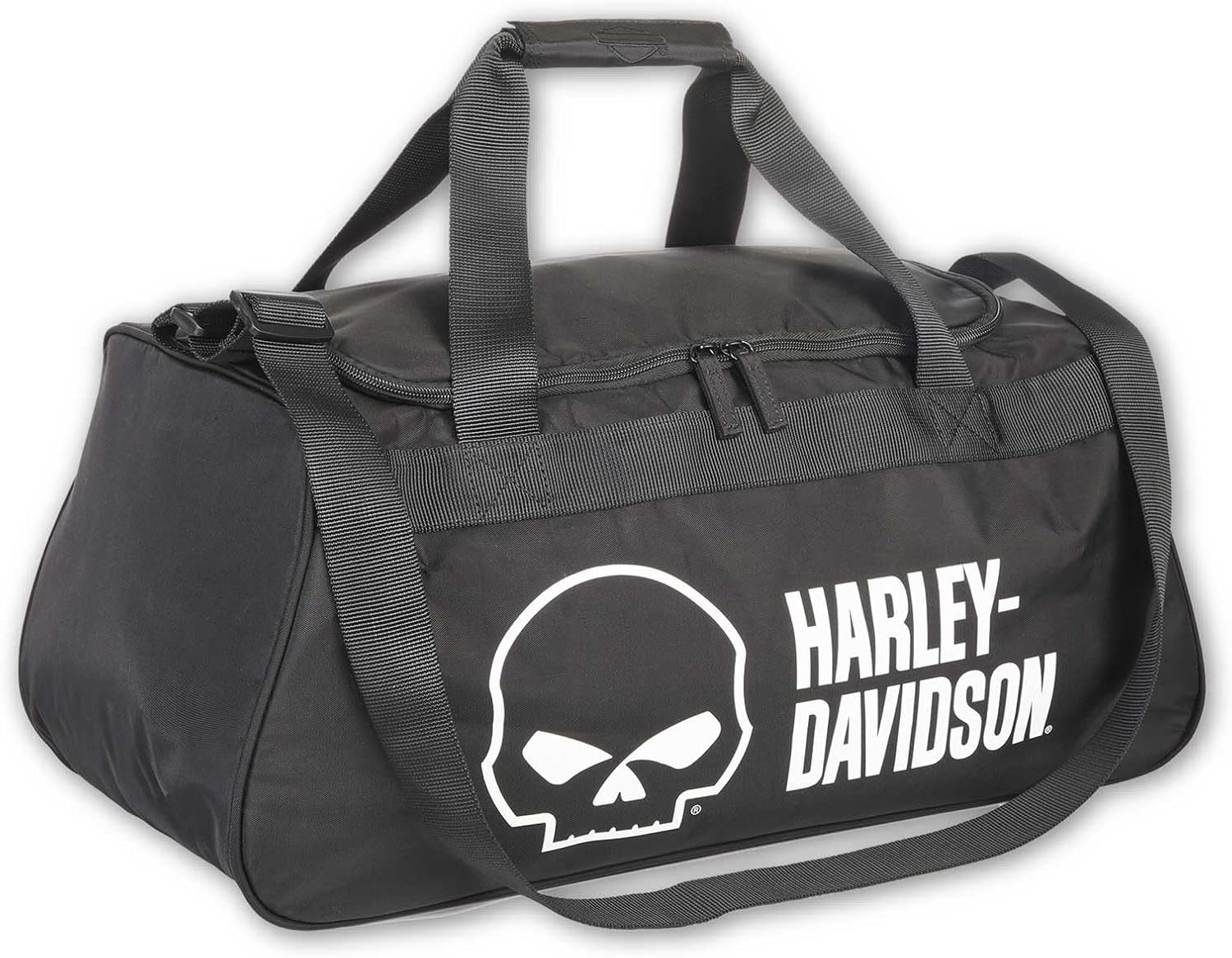 Harley-Davidson Willie G Skull Logo Bolsa de lona - Negro